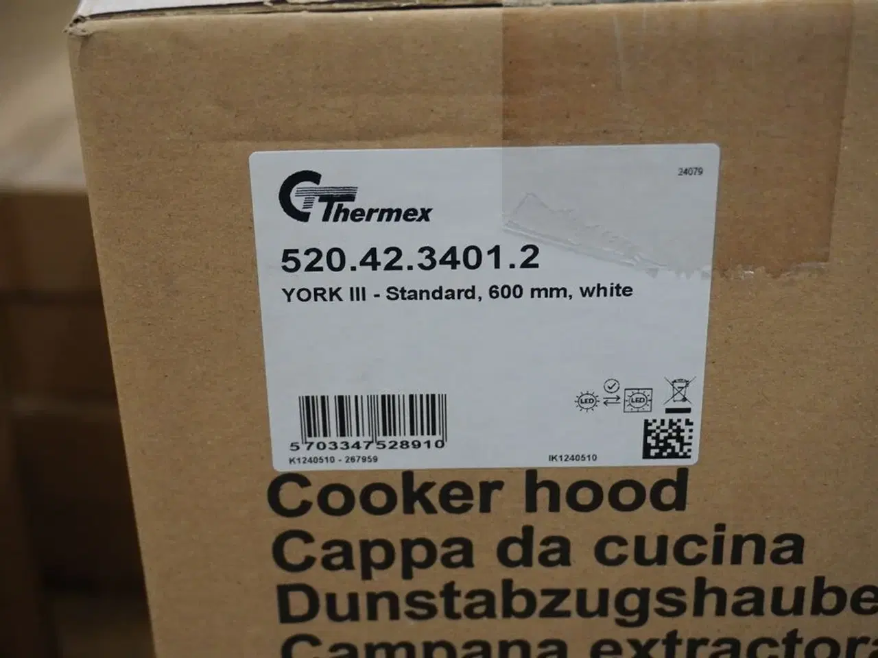 Billede 2 - Emhætte THERMEX York III 600mm