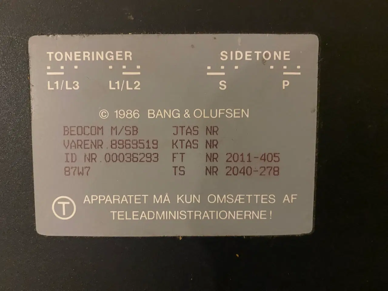 Billede 5 - Bordtelefon