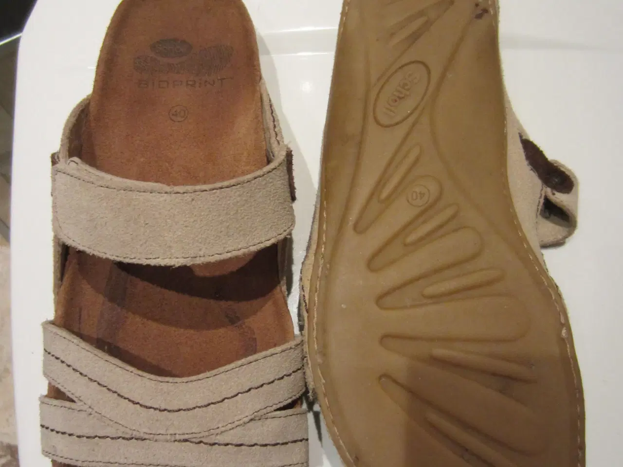 Billede 4 - Scholl sandaler - slippers med velcroluk