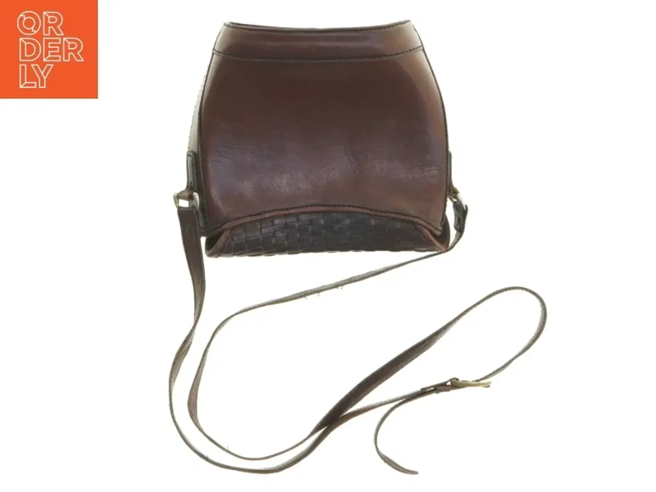 Billede 4 - Vintage Flet Læder skuldertaske fra Bosboom