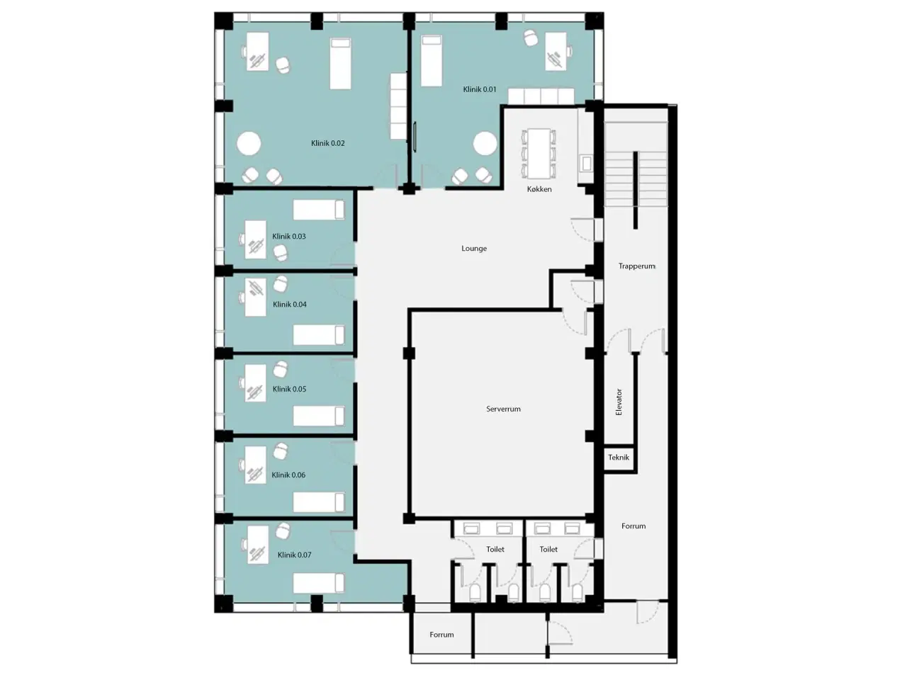 Billede 6 - Klinik i fælleskab. Lille Voldgade - Klinik 0.03