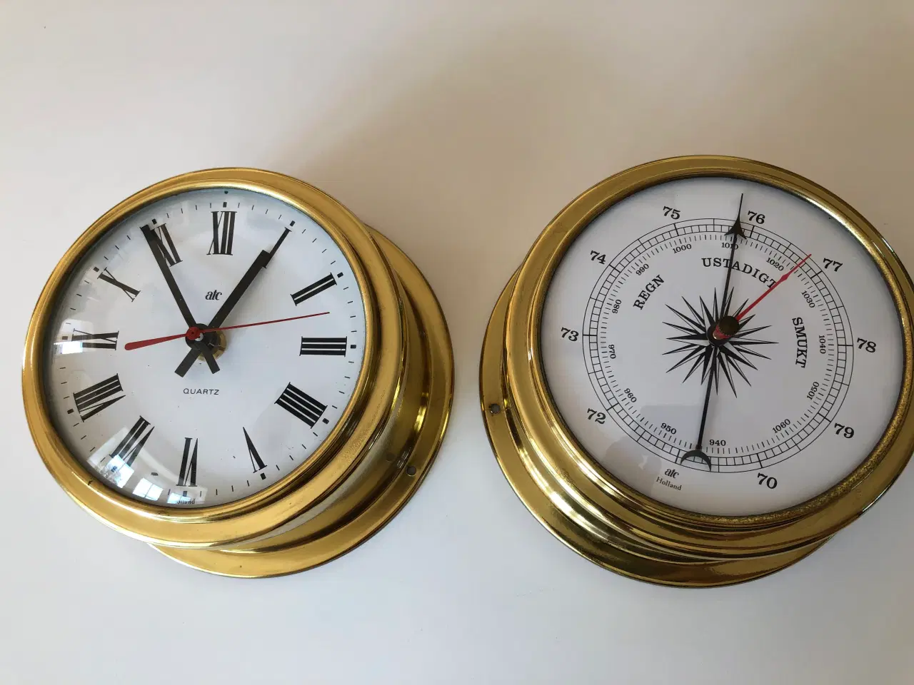 Billede 2 - Skibsur og barometer fra Atc i Holland