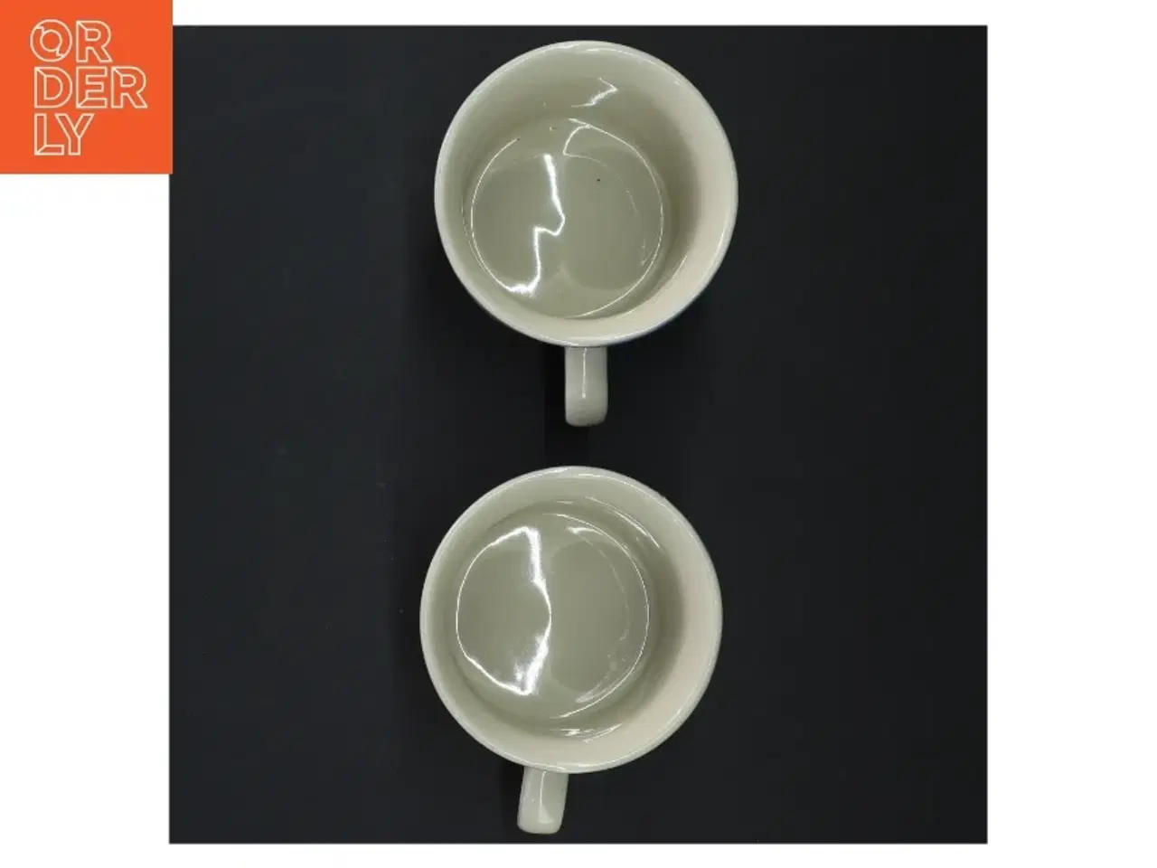 Billede 3 - Sæt med to keramik kopper (str. H. 7,5 cm ø. 8,5 cm)