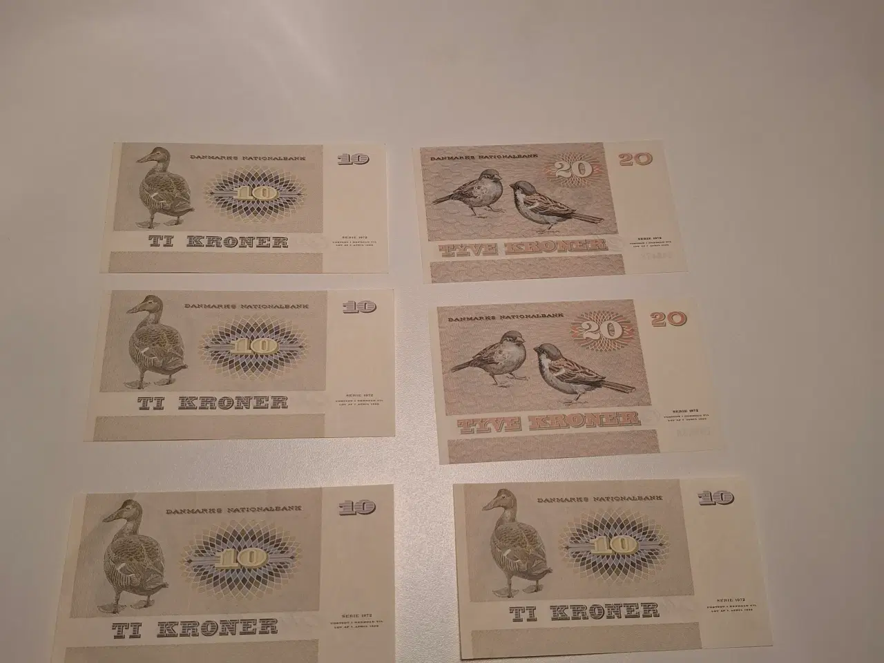 Billede 2 - Danske 10 og 20 krone sedler