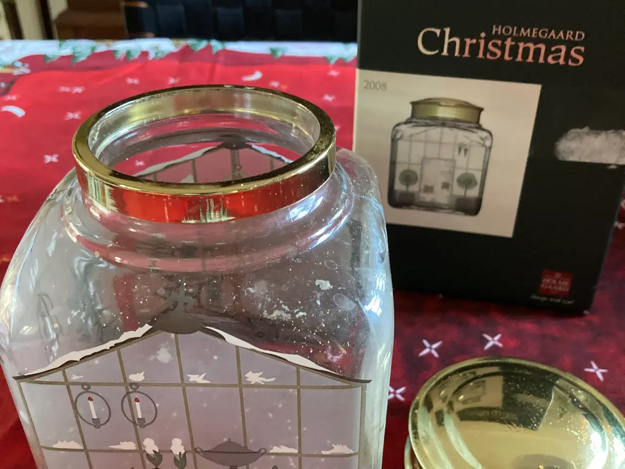Billede 2 - Holmegaard julekageglas 2008