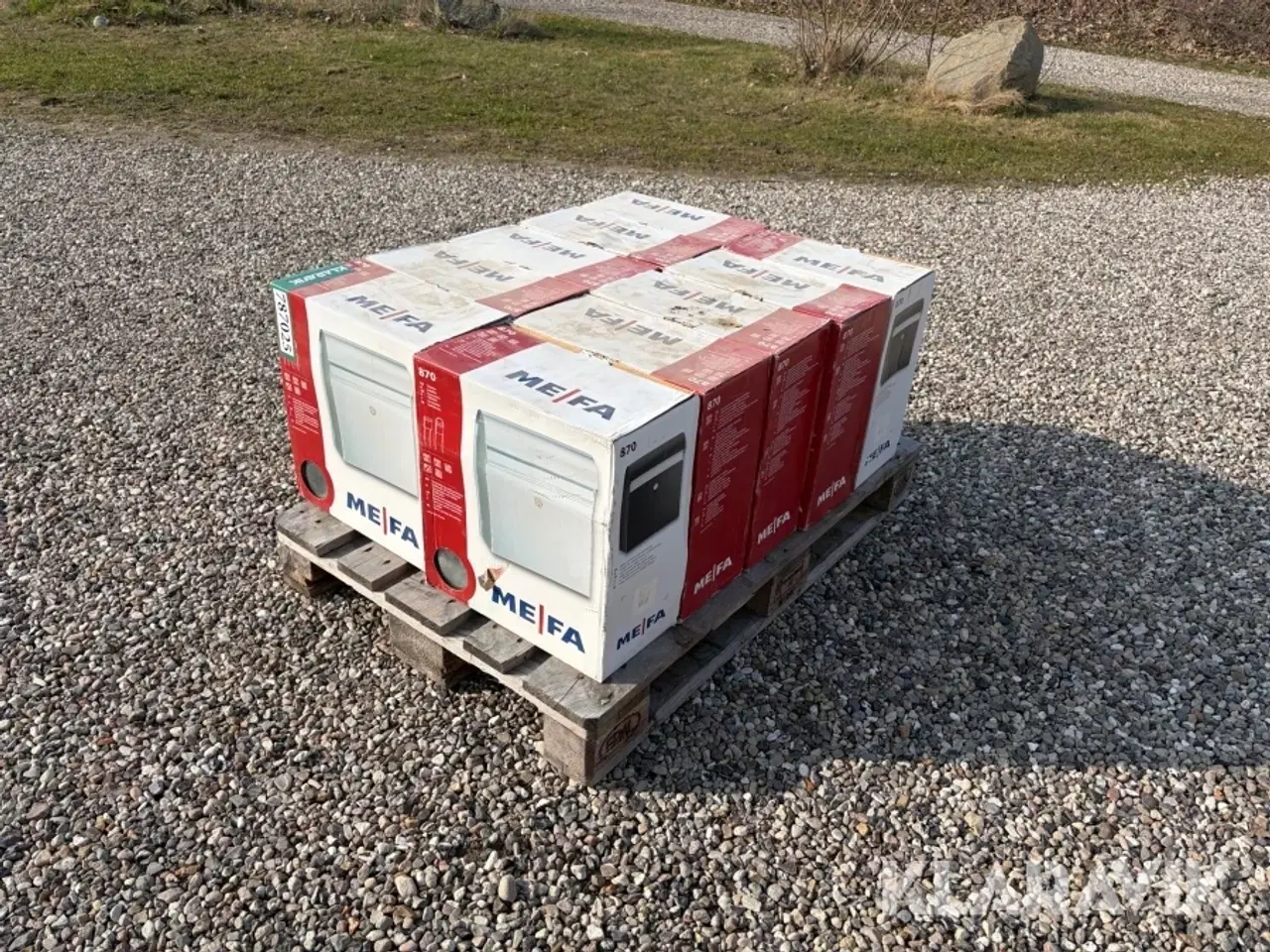 Billede 6 - MEFA postkasse 10 styks. Farve sølv Mefa 870