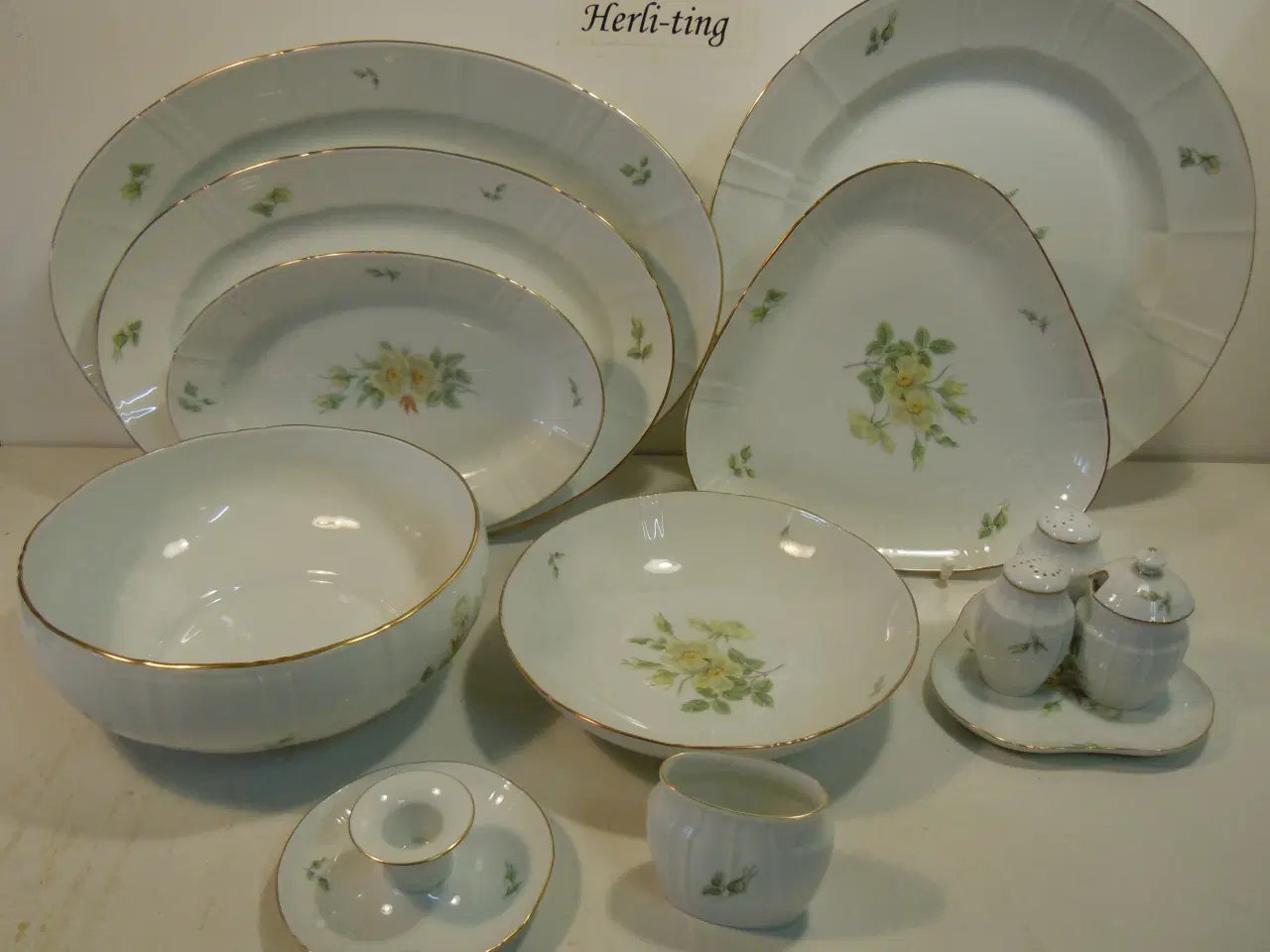 Billede 1 - OPHØRSUDSALG på B&G "Klitrose" stel. Pris fra 