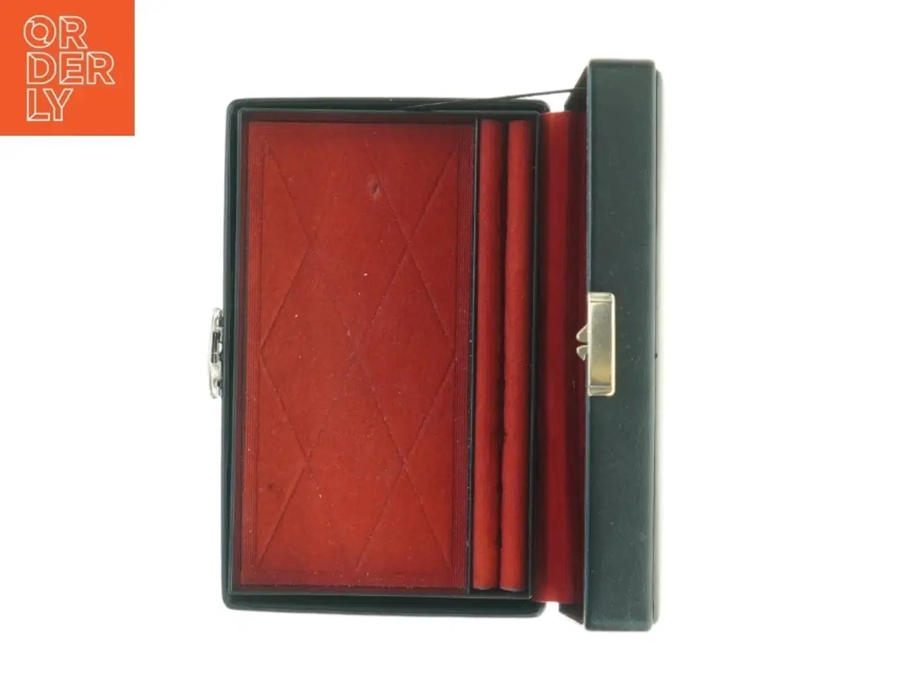 Billede 5 - Sort smykkeskrin med spejl (str. 20 x 13 x 7 cm)