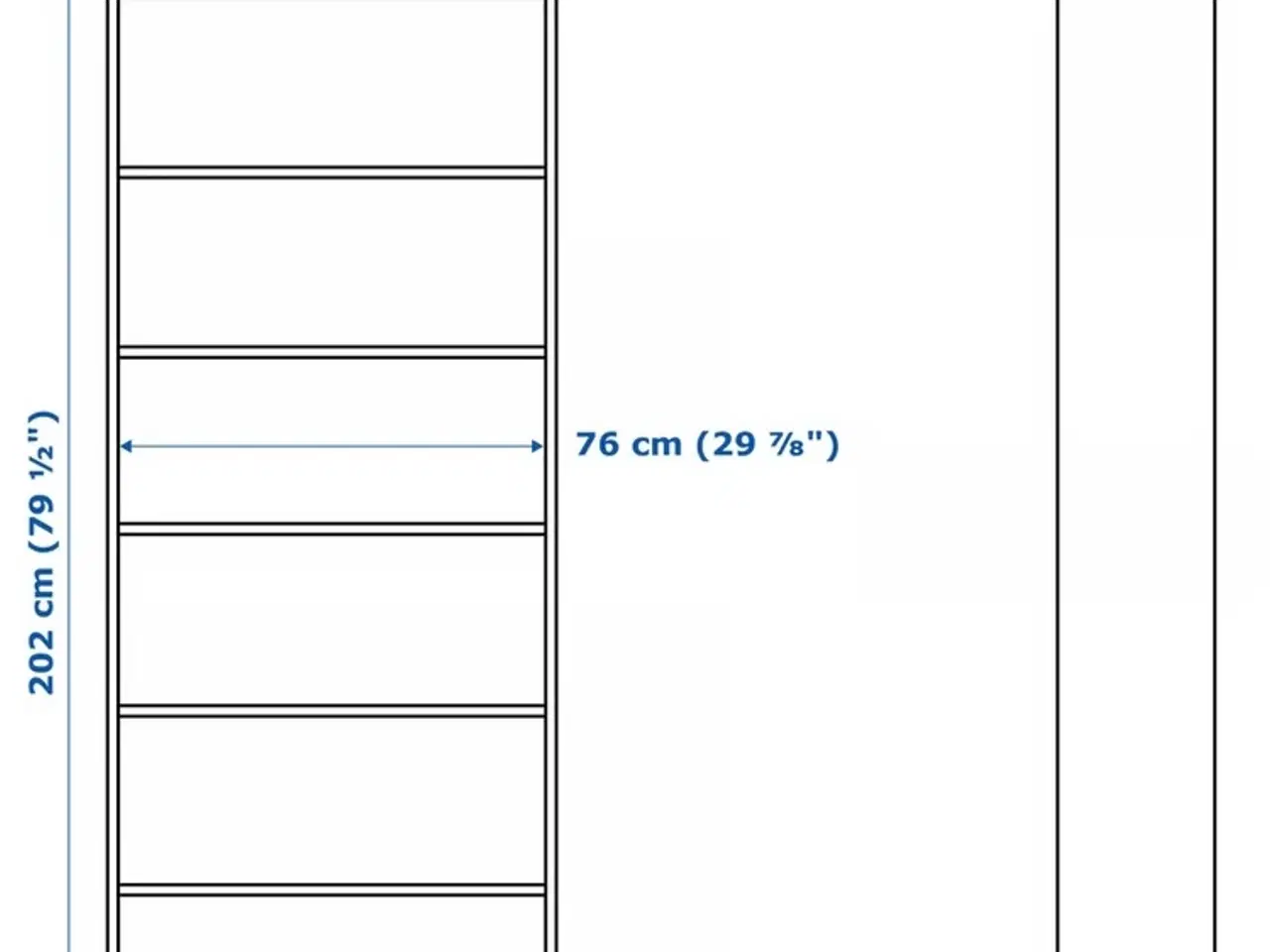 Billede 2 - Stor hvid reol 