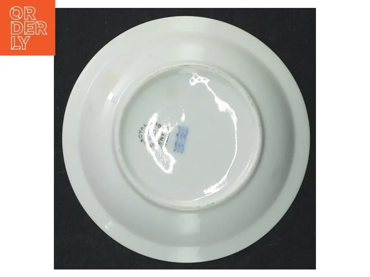 Billede 4 - Platte med jernbanemotiv fra Royal Copenhagen (str. Ø 13 cm)