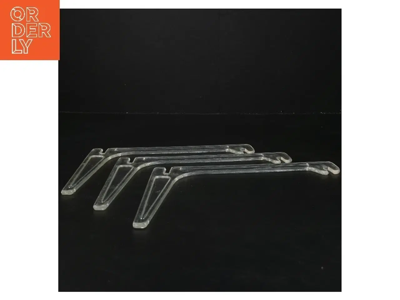 Billede 2 - 3 gamle holdere til at stille på et bord til f.ens smørrebrød(str. 18x22 cm)