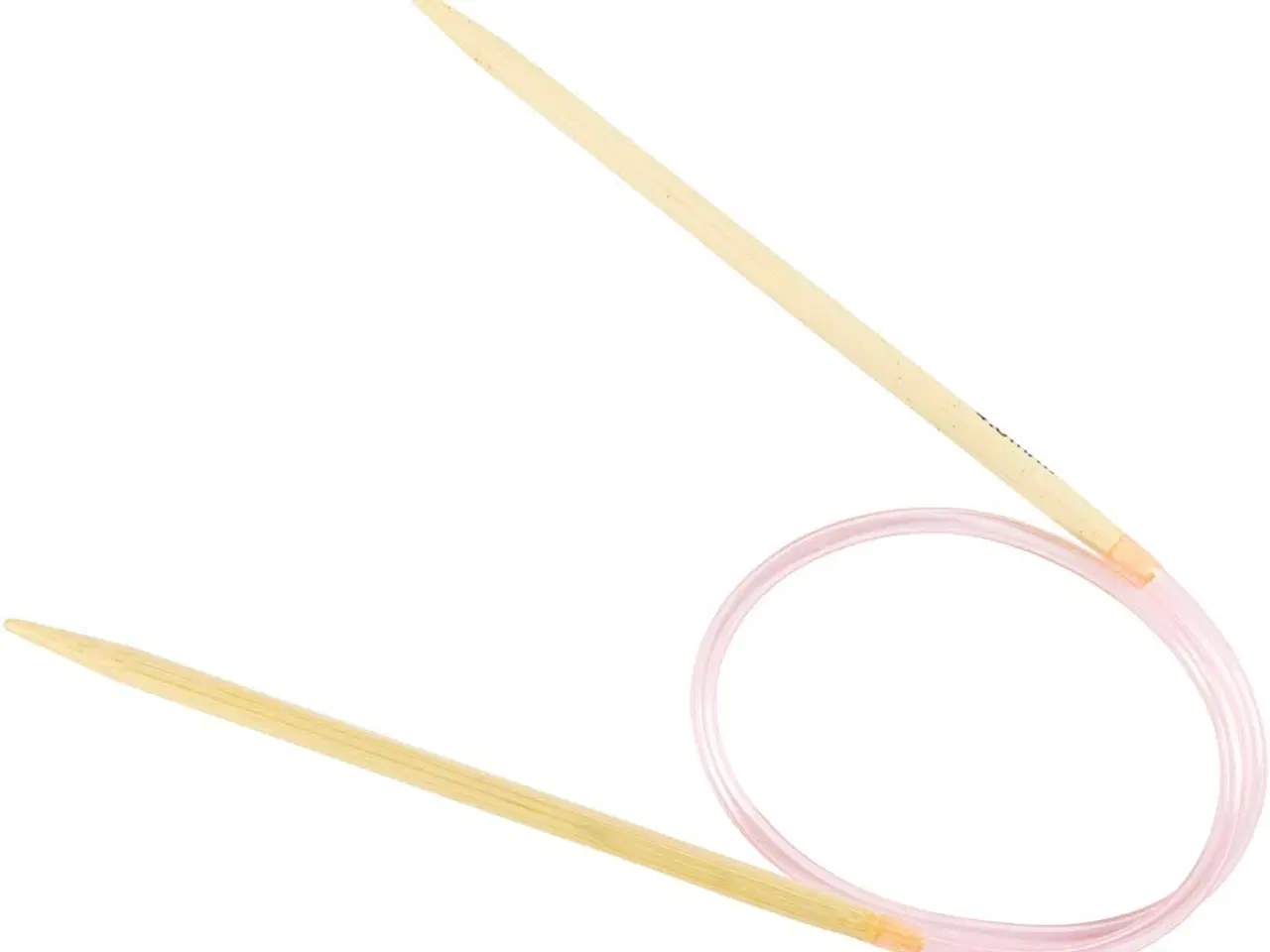 Billede 1 - Bambus Rundpind 40 cm, 4 mm - Glat Strikning