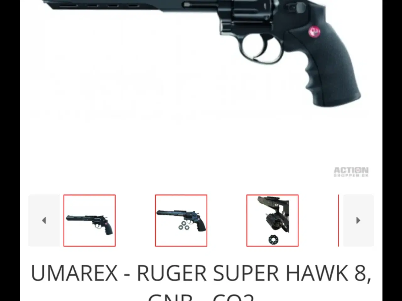 Billede 1 - Ruger Super Hawk 8" Ny og kraftig hardball revolve