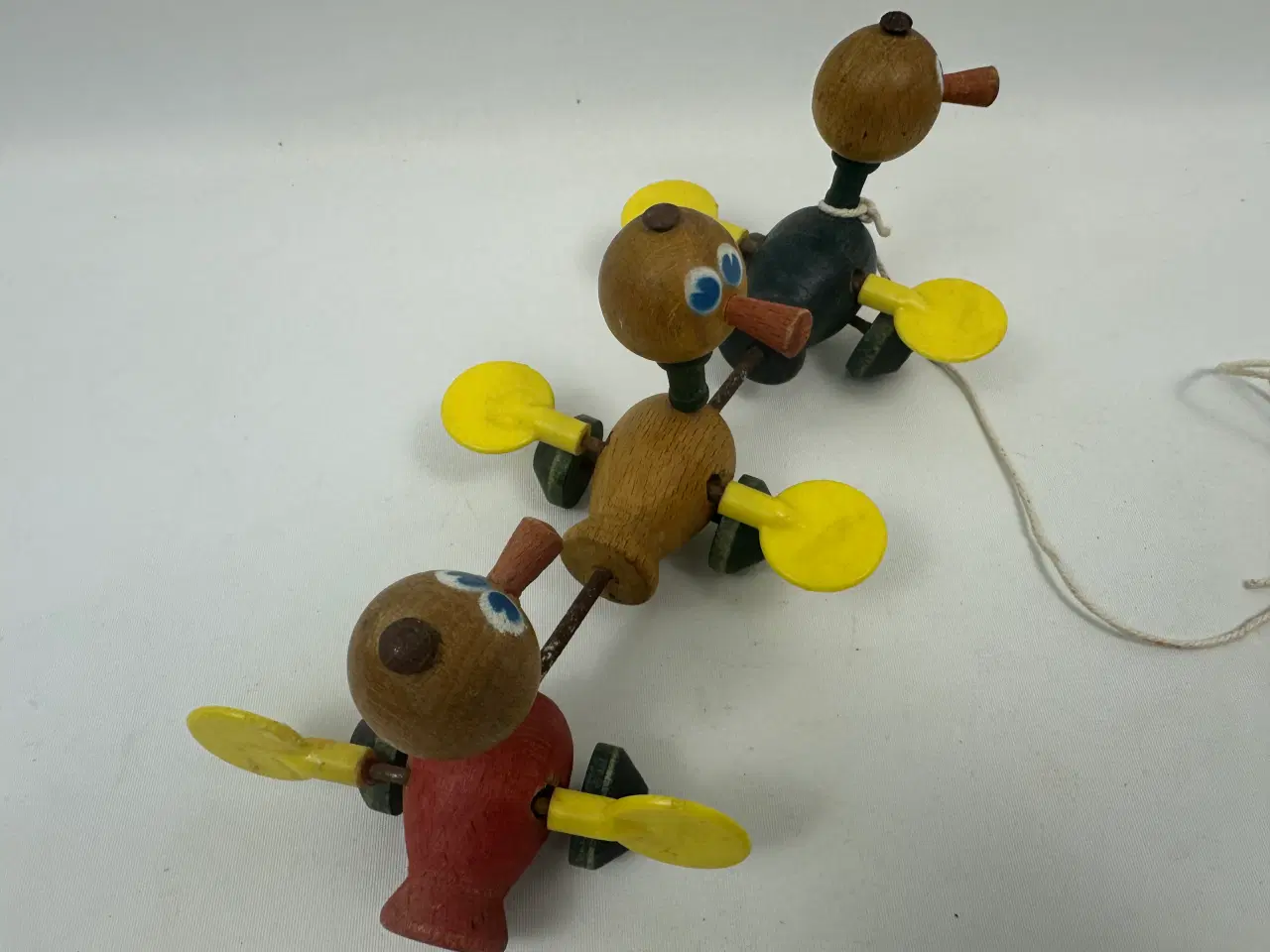 Billede 6 - Vintage andefamilie trælegetøj (Fisher Price?)