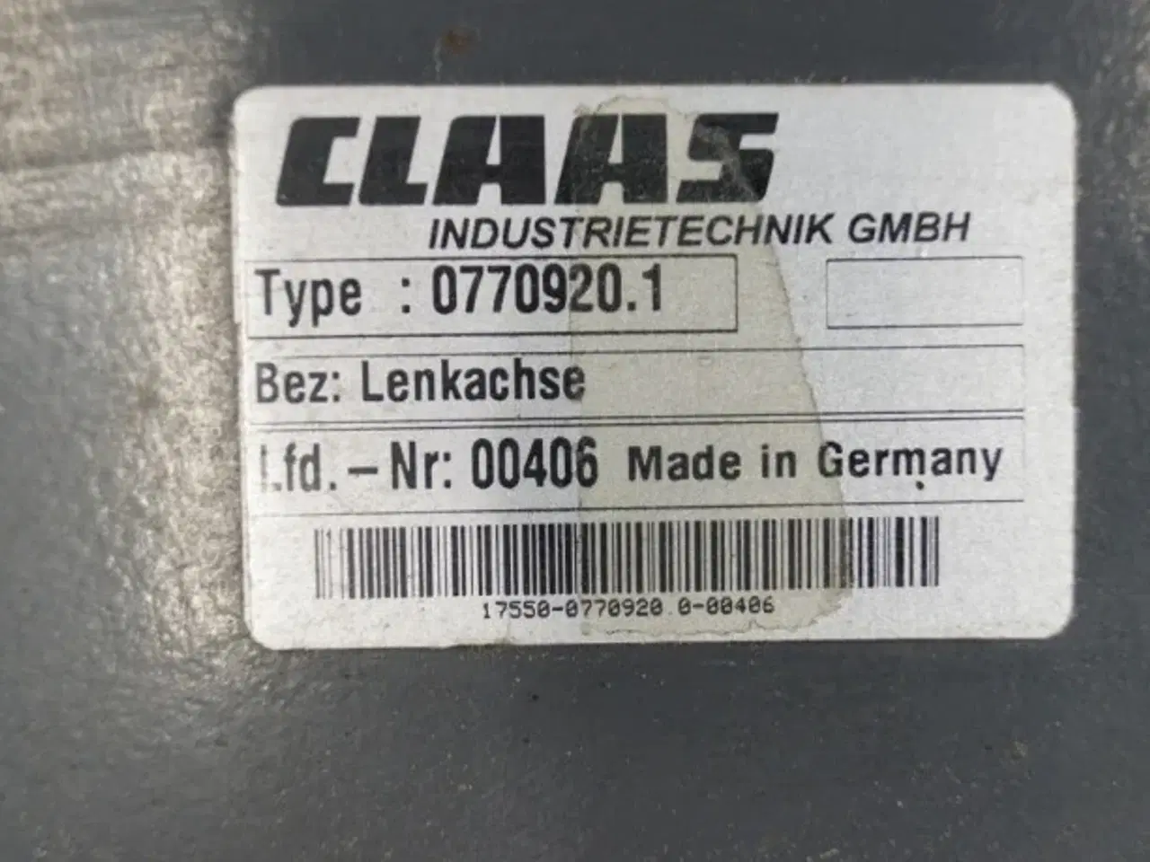 Billede 13 - Claas Lexion 580 Bagaksel 6697625