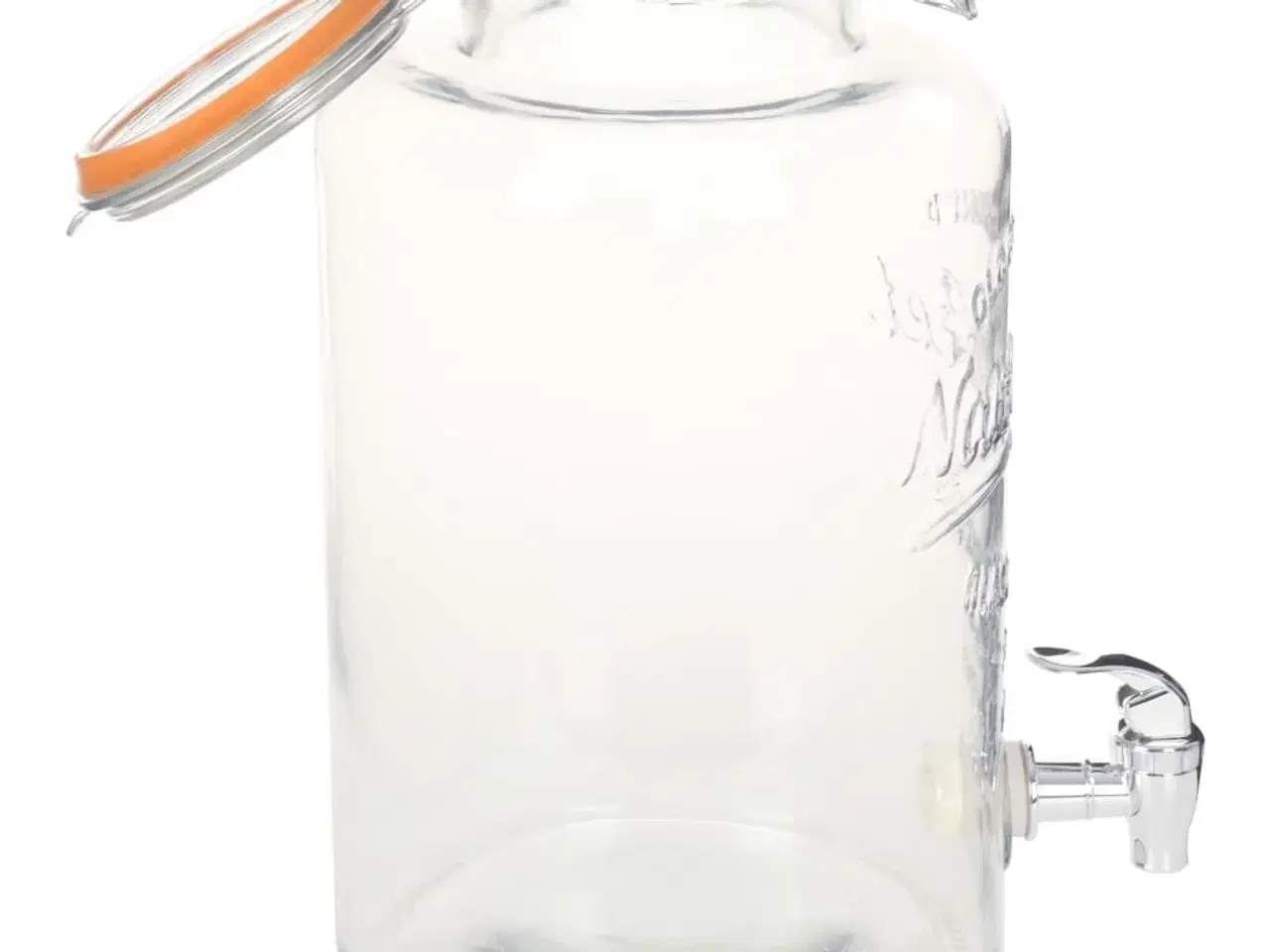 Billede 3 - Vanddispenser XXL med tappehane gennemsigtig 8 l glas