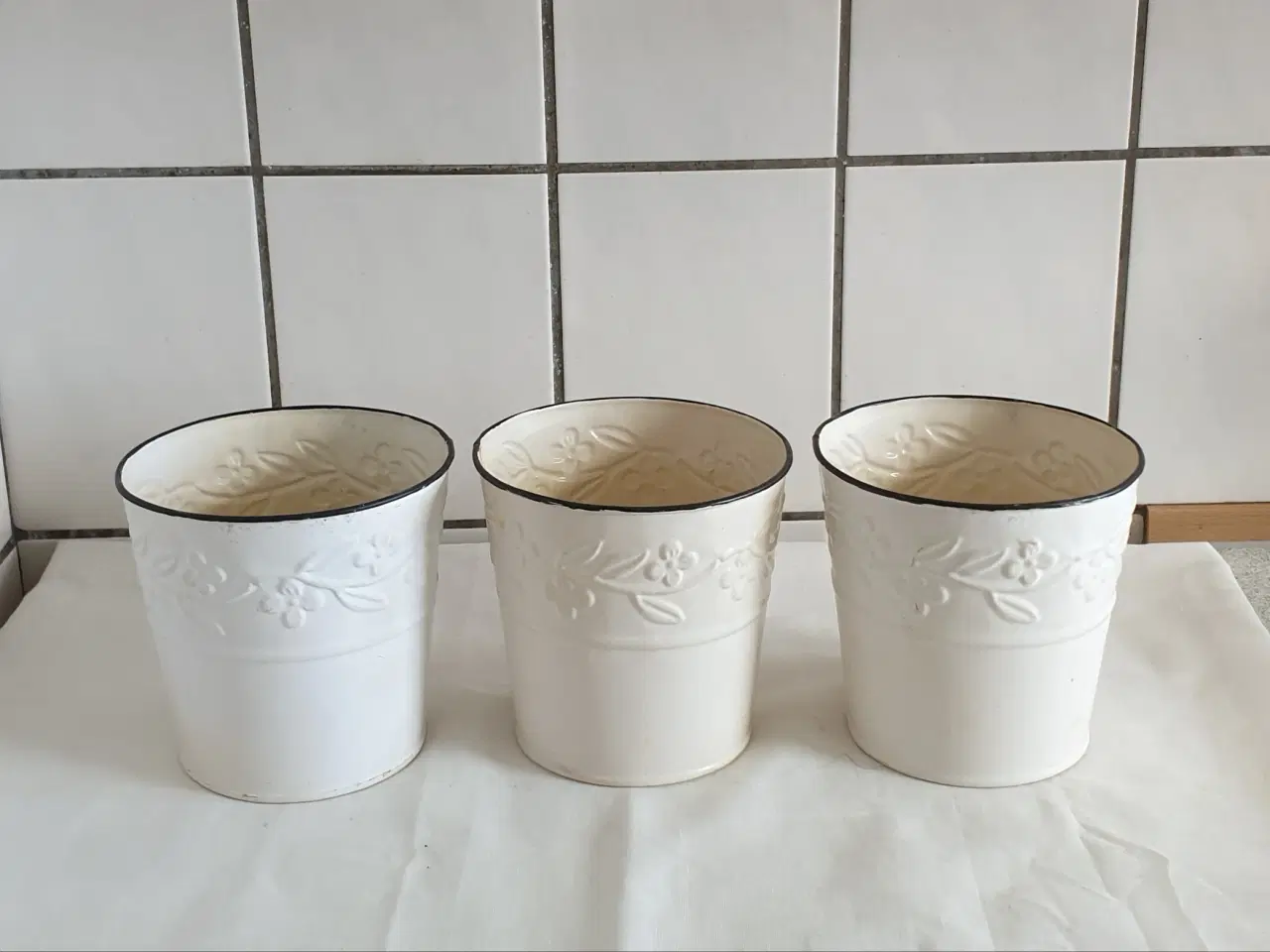 Billede 1 - Urtepotter metal
