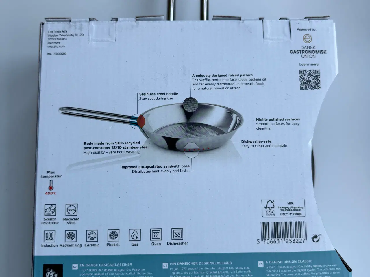Billede 7 - Eva trio stainless steel stegepander 20 og 28 cm