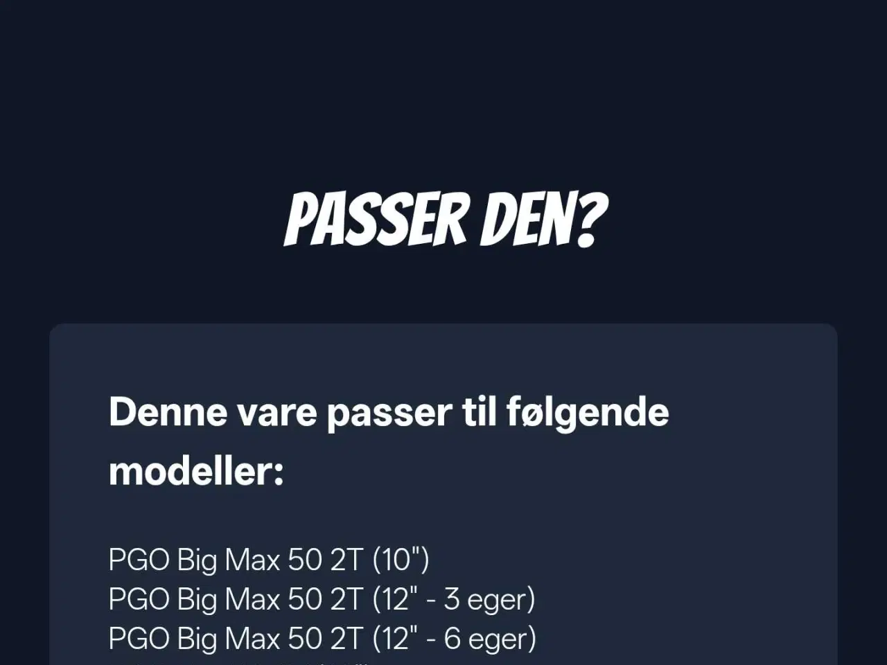 Billede 4 - PGO Hot50/BigMax. Ny Original Refleks Til Bagskærm