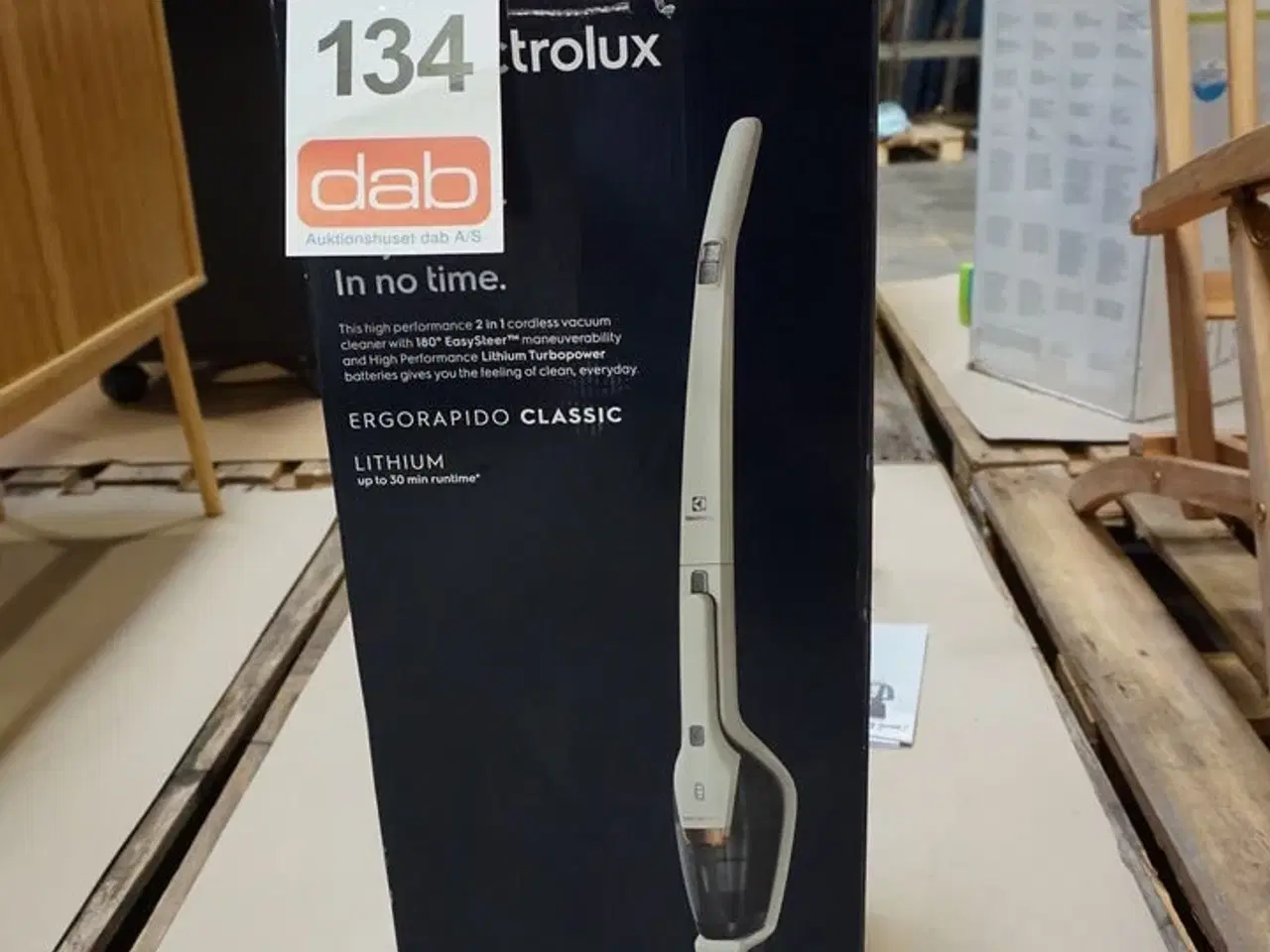 Billede 4 - Electrolux Ergorapido Classic ledningsfri støvsuger EERC73SW
