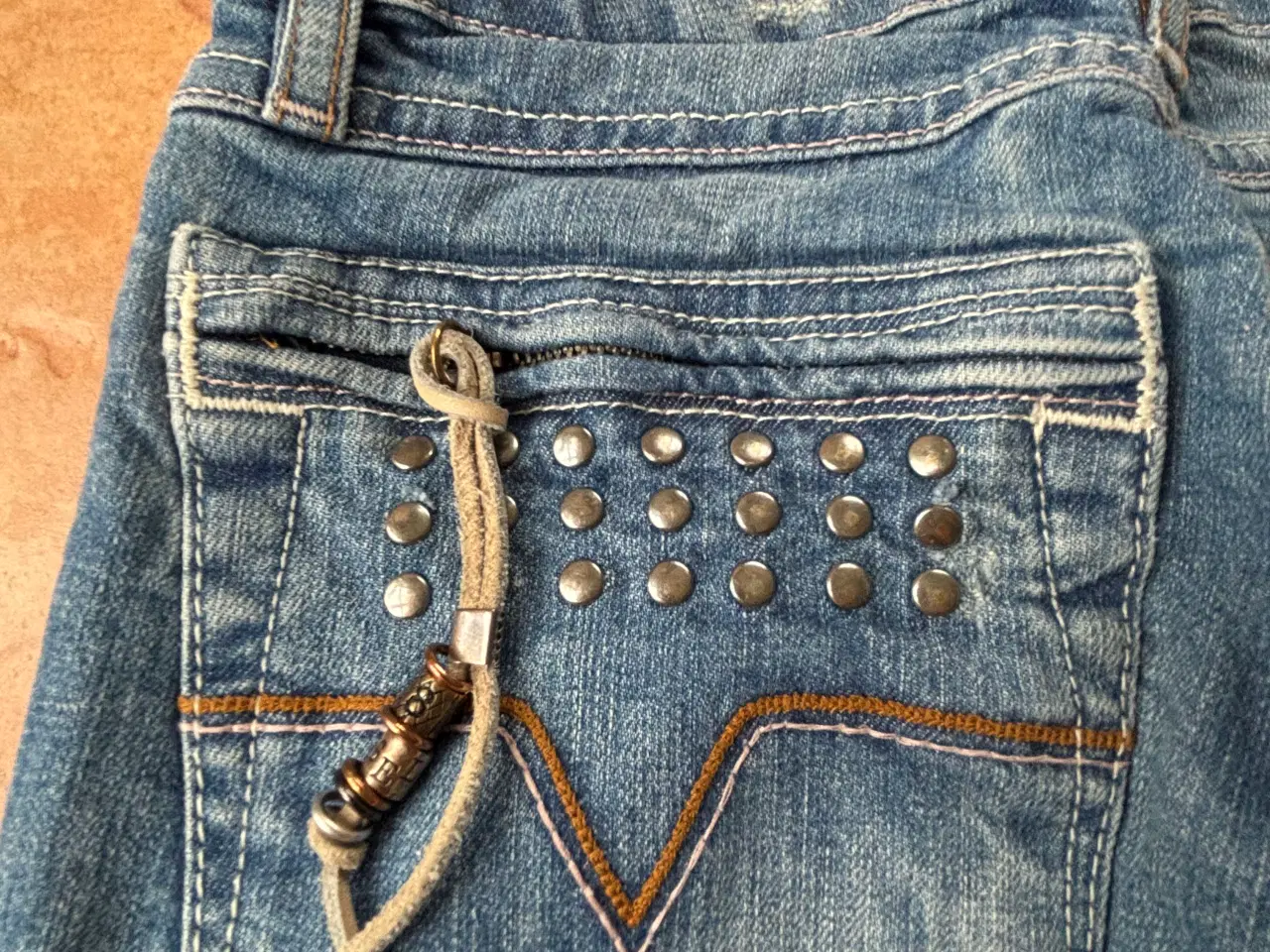 Billede 14 - Diesel jeans str 140 blå pige bomuld