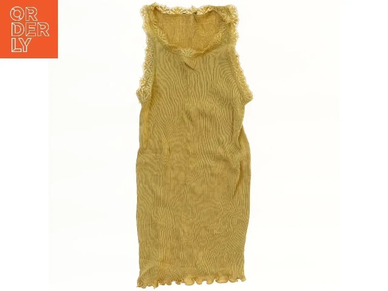 Billede 1 - Gul undertrøje med Blonder (str. 122)