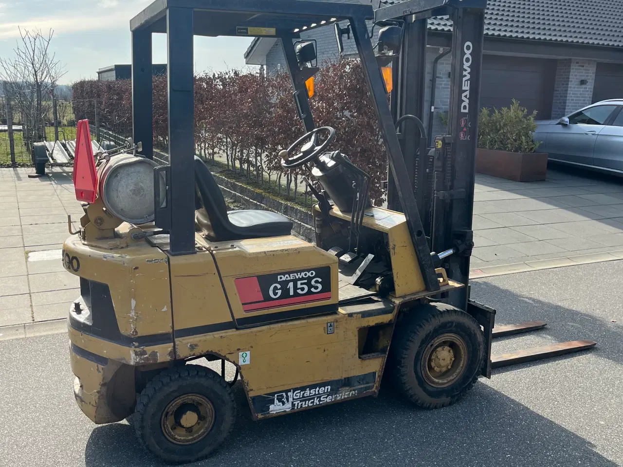 Billede 9 - Daewoo G16S 1500kg gastruck med fuld friløft.