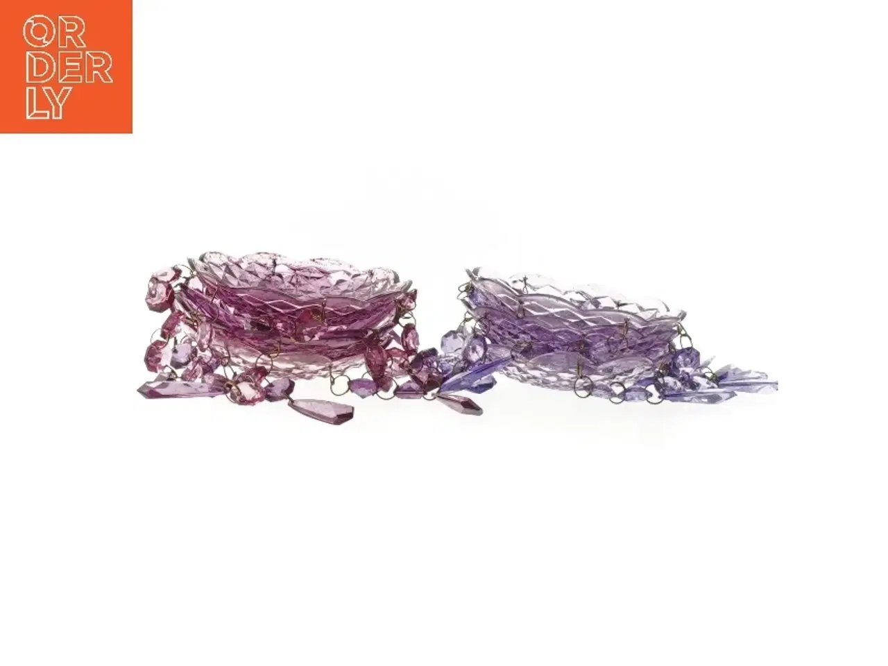 Billede 2 - Dekorative lysmanchetter med prismer (str. 10 cm)