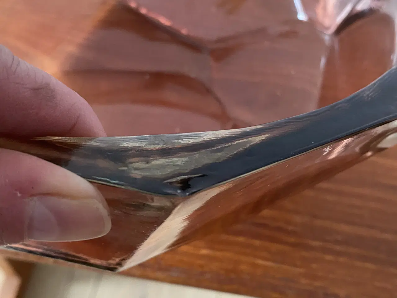 Billede 6 - Rosa glasskål 