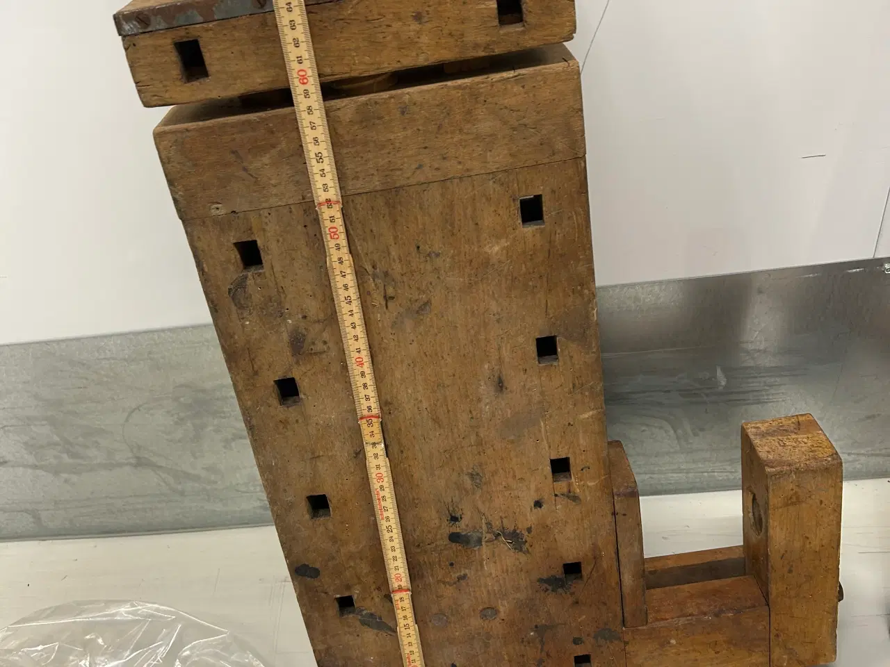 Billede 1 - Antik høvlbænk