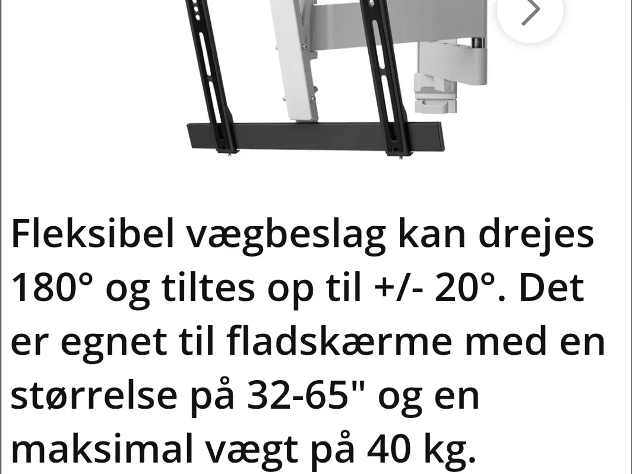 Billede 2 - TV ophæng nypris 1499,-