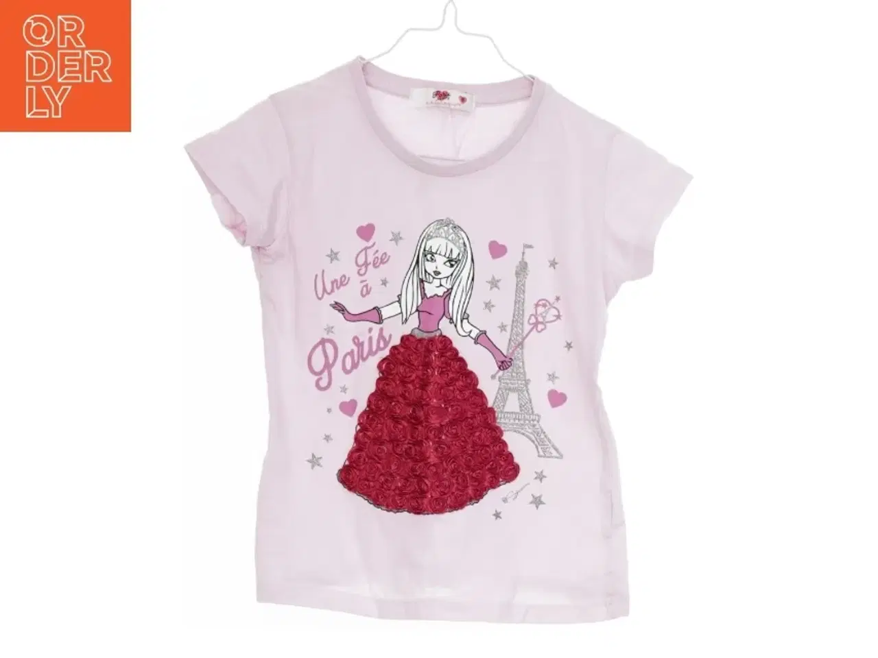 Billede 1 - T-shirt med Paris design (str. 128)