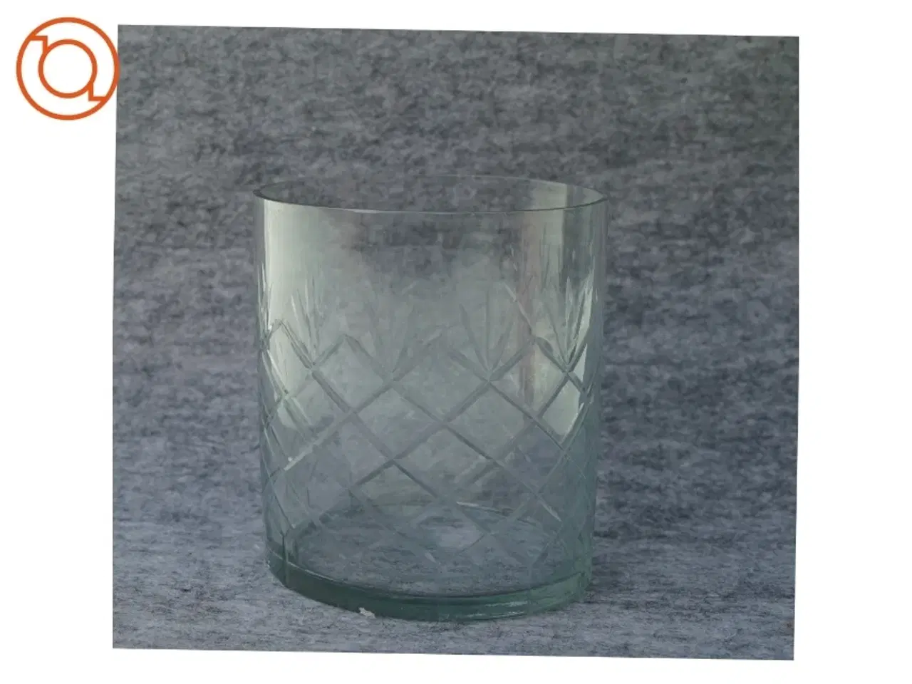 Billede 1 - Lysestage // glas (str. 12 x 10 cm)