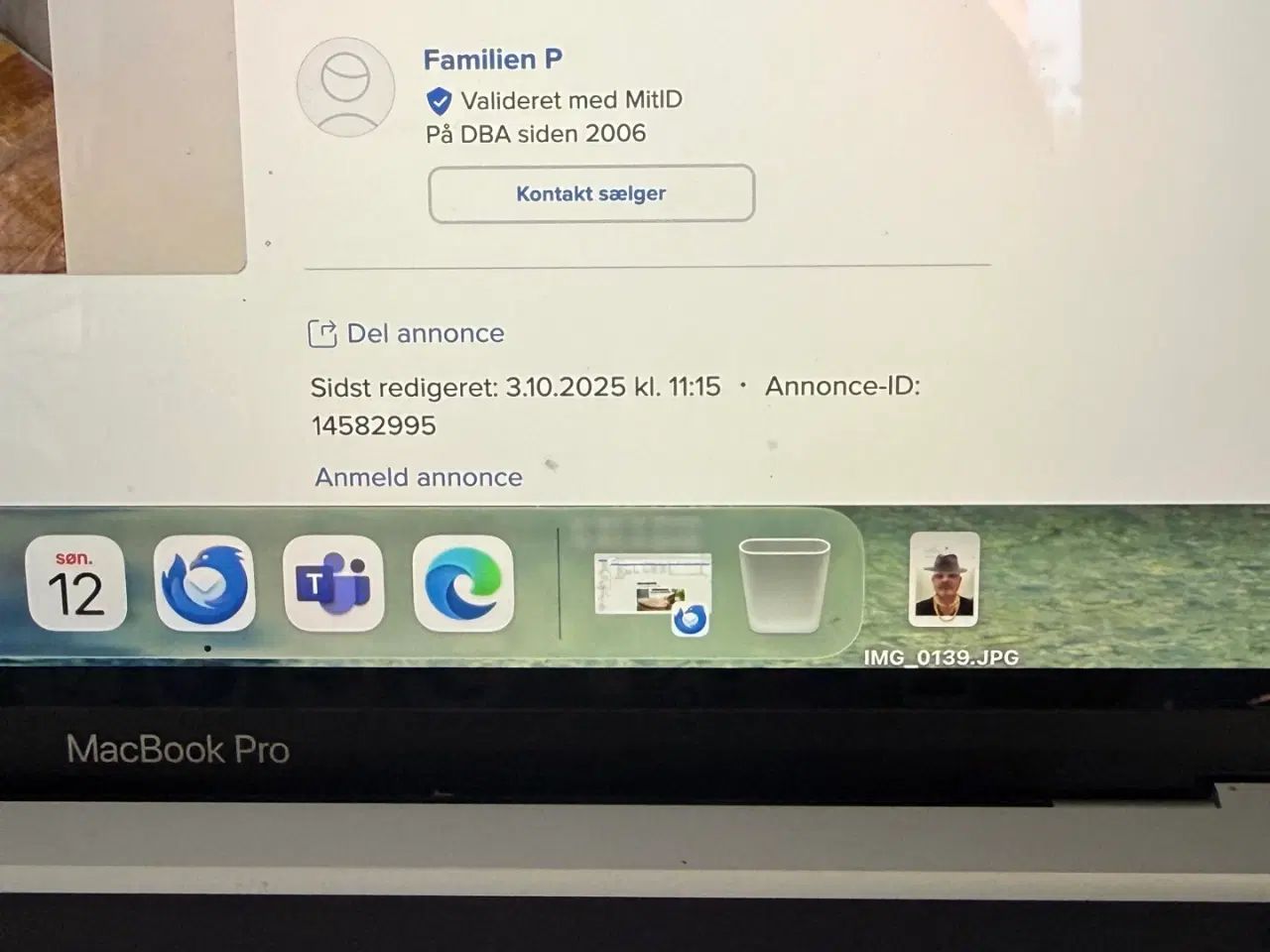 Billede 6 - Super Lækker Mac Book pro M1 2020- 512 gb HD,