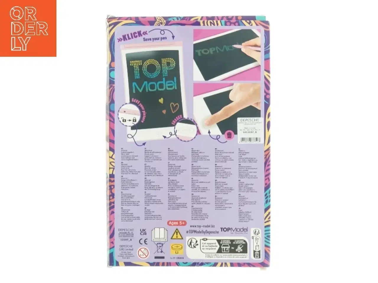 Billede 2 - Magic board fra Topmodel (str. 22,5 x 15 cm)