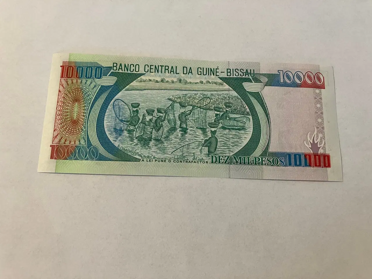Billede 2 - 10000 Pesos Guinea Bissau 1993