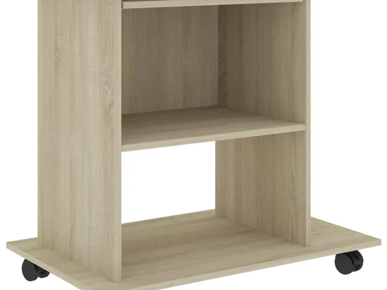 Billede 2 - Computerbord 80x50x75 cm konstrueret træ sonoma-eg