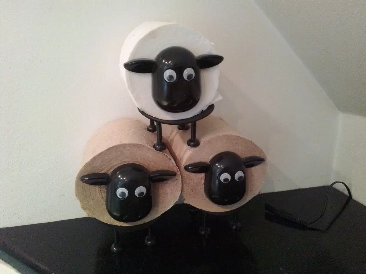 Billede 1 - Toiletrulleholdere i form af får