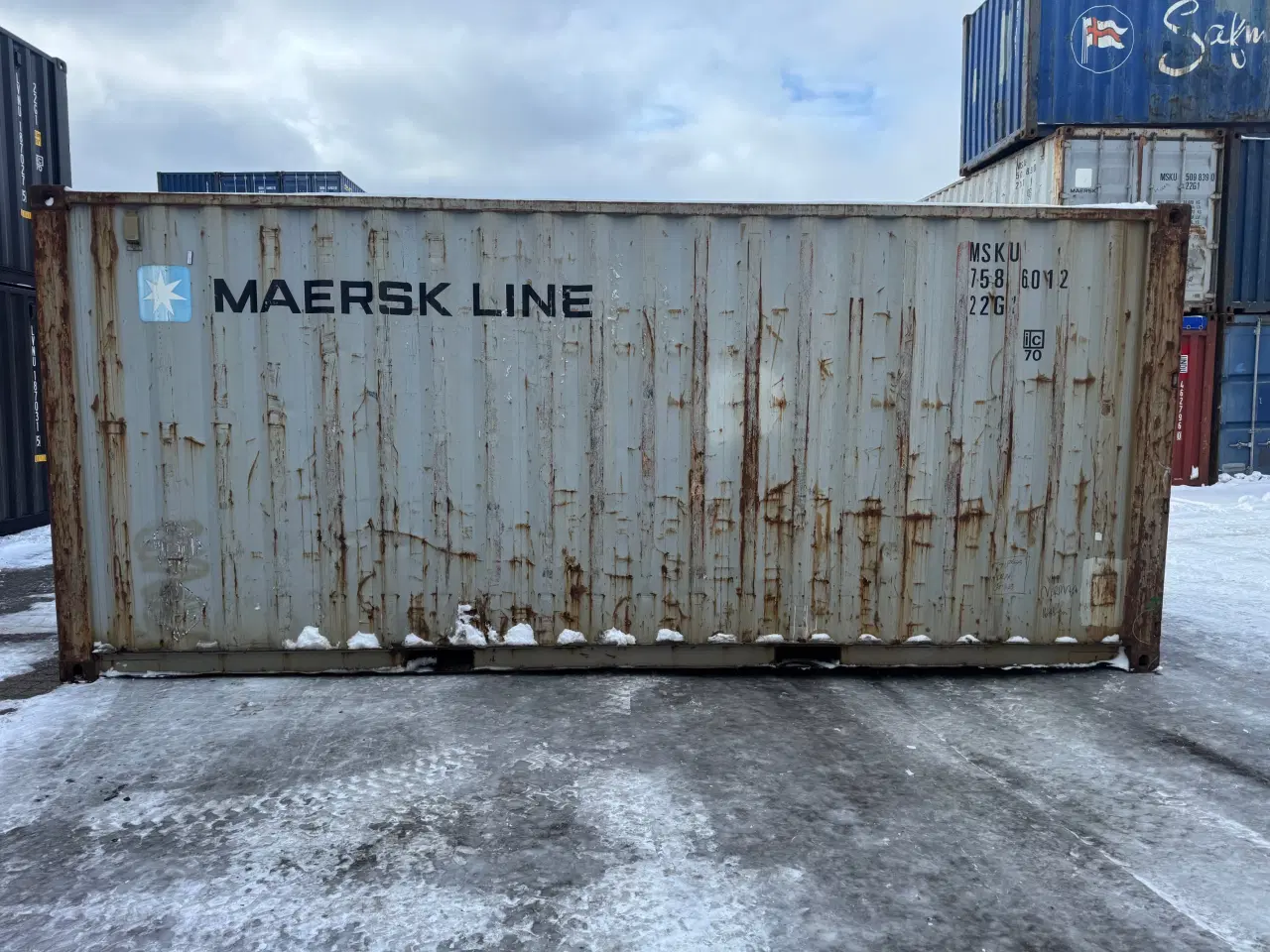 Billede 5 - 20 fods Container- ID: MSKU 758601-2
