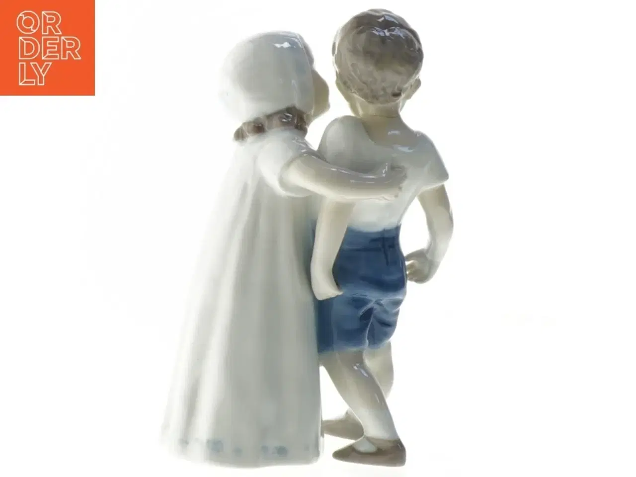 Billede 2 - Porcelænsfigur af et kyssende par fra B&G (str. 18 cm)