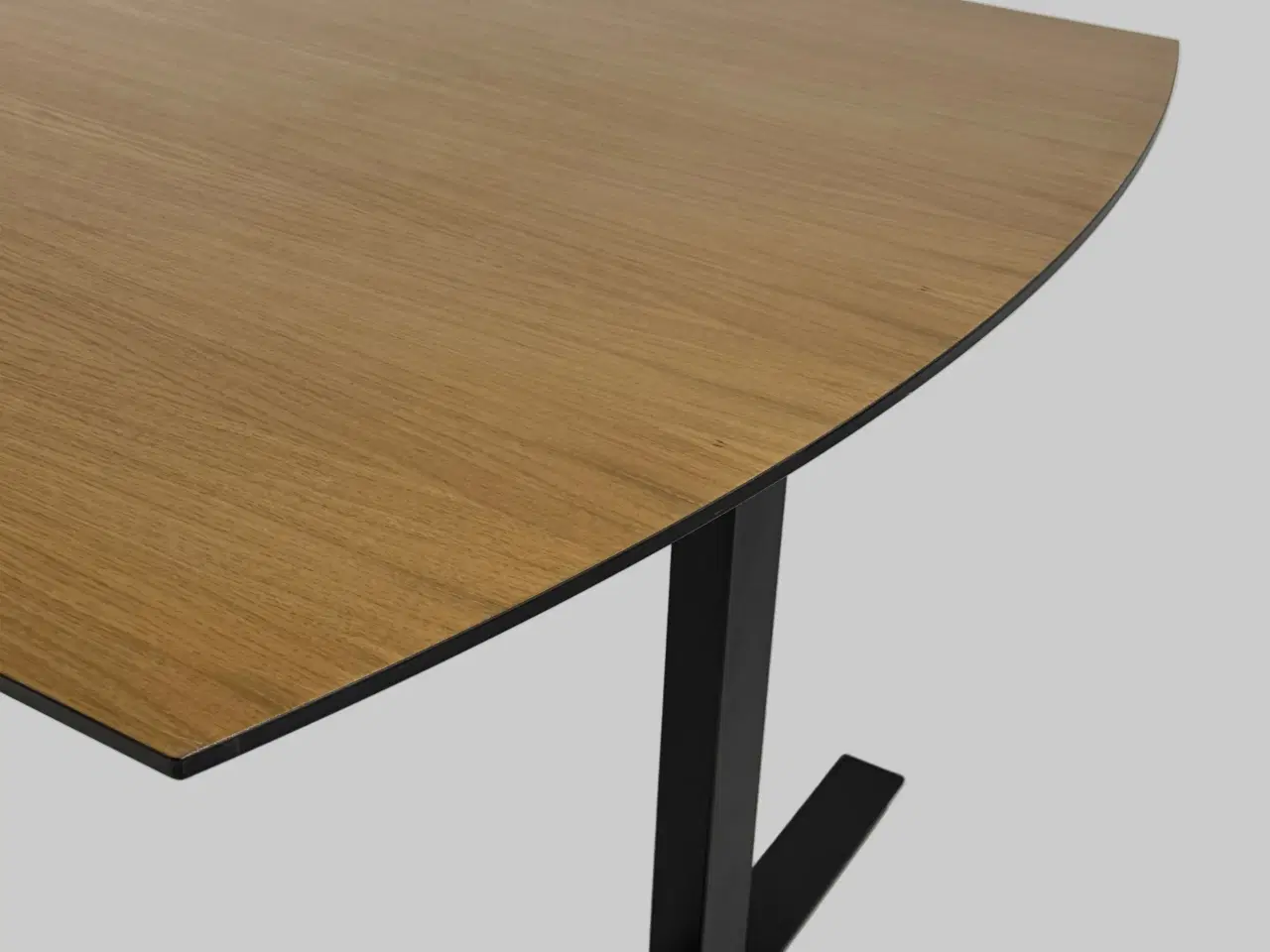 Billede 5 - Dencon Delta Bord – Natur/Sort Stel 200x120x74 cm