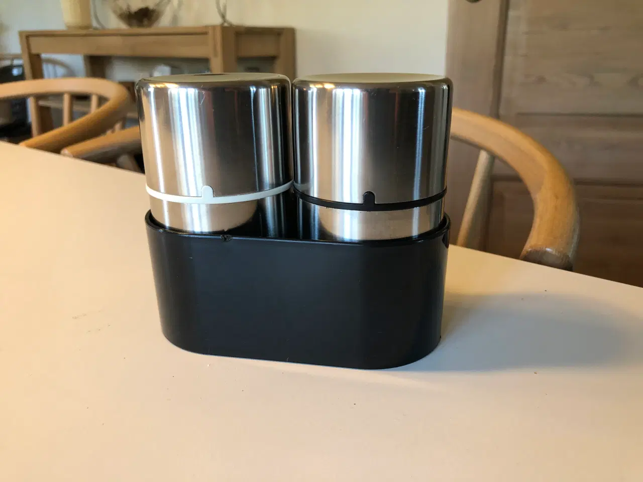 Billede 2 - Salt og peber kværn i børstet rustfri stål