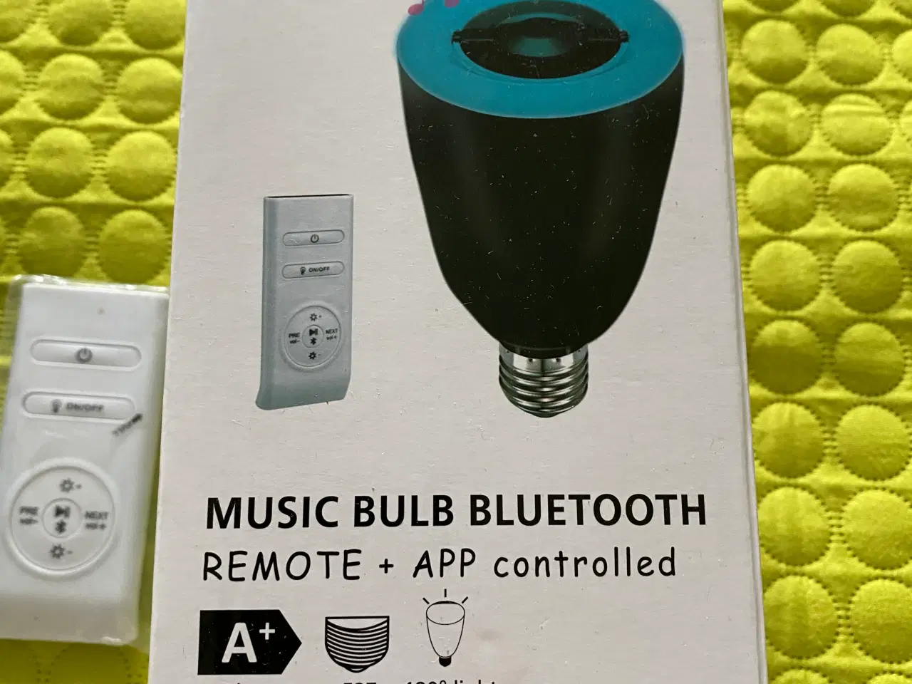 Billede 2 - Color Music 5W LED pære - Bluetooth + remote + APP