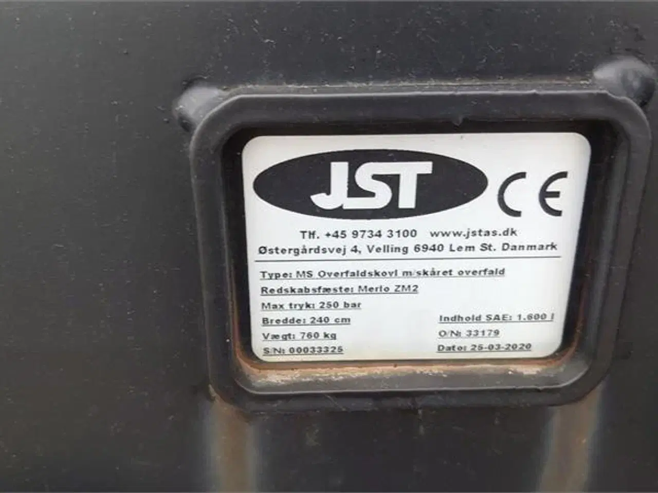 Billede 2 - JST Overfaldsskovl