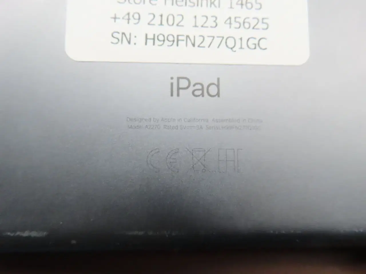 Billede 6 - Tablet, APPLE IPAD Type: A2270