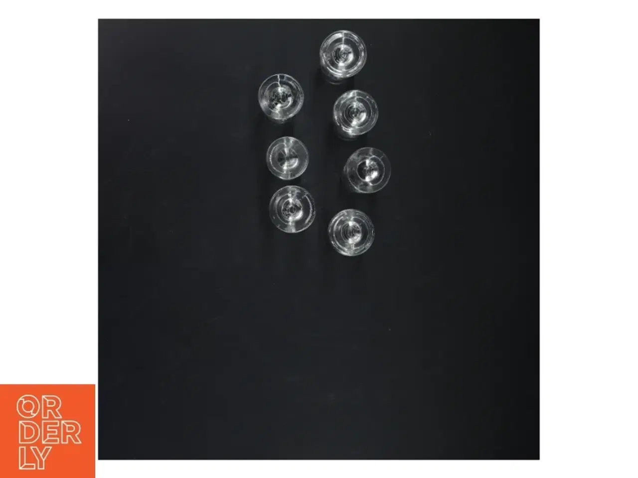 Billede 3 - Sæt med glas (str. 8,5 cm. 7 styk)