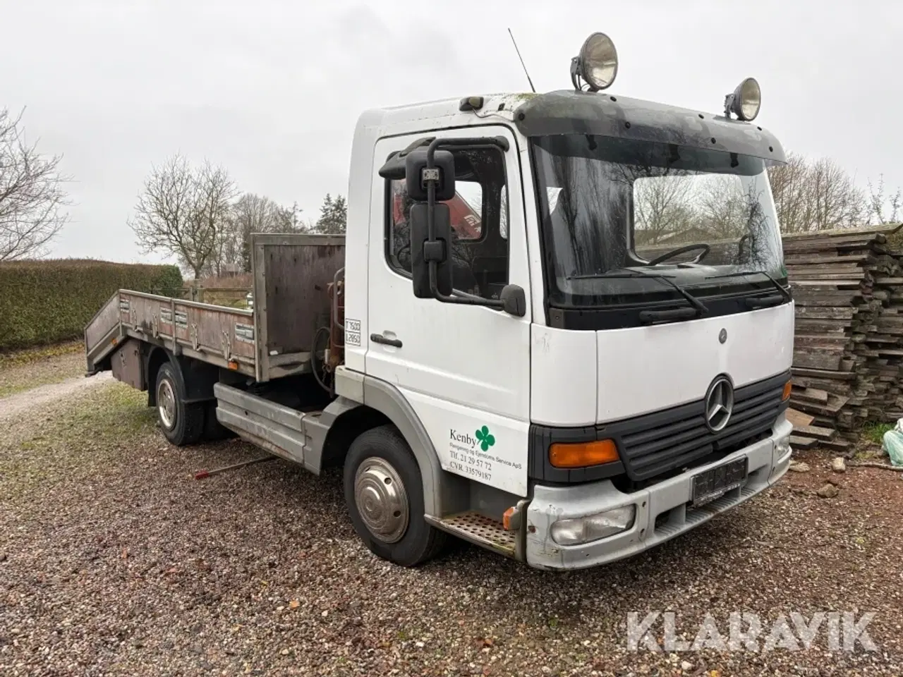 Billede 2 - Lastbil med kran Mercedes-Benz Atego