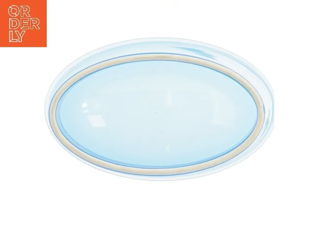 Billede 3 - Blå plastikbeholder med låg (str. 17x8 cm)