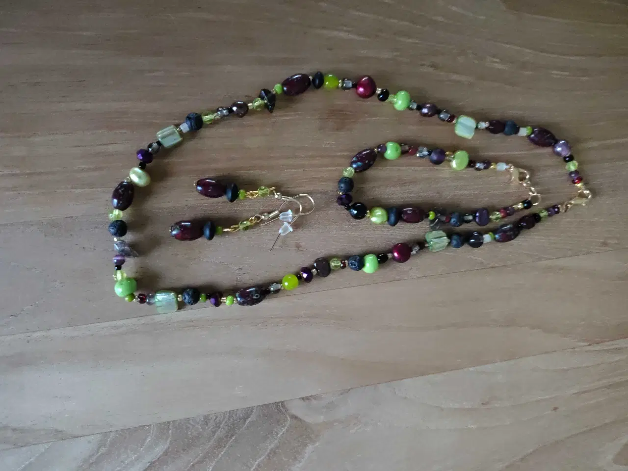 Billede 4 - Håndlavede smykker, armbånd, halskæde, smykkesæt 