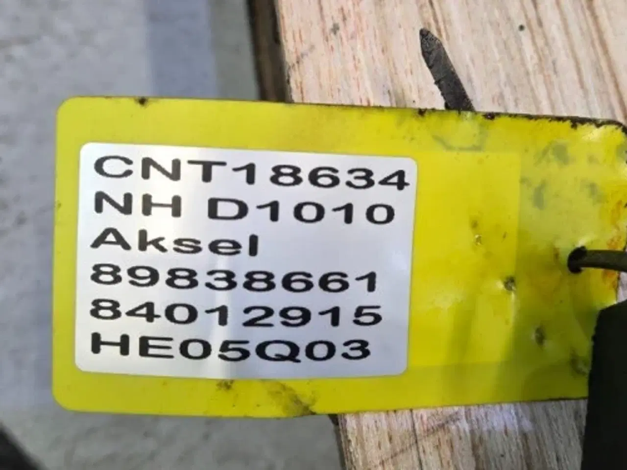 Billede 13 - New Holland D1010 Aksel 89838661